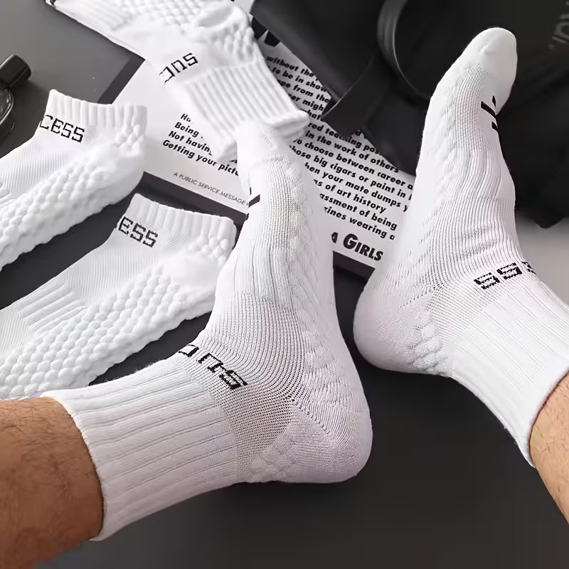 5-Pair Sport Socks – Bold Branding, Athletic Fit