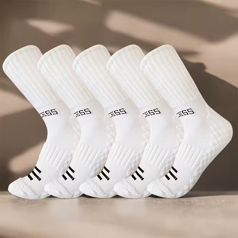 5-Pair Sport Socks – Bold Branding, Athletic Fit