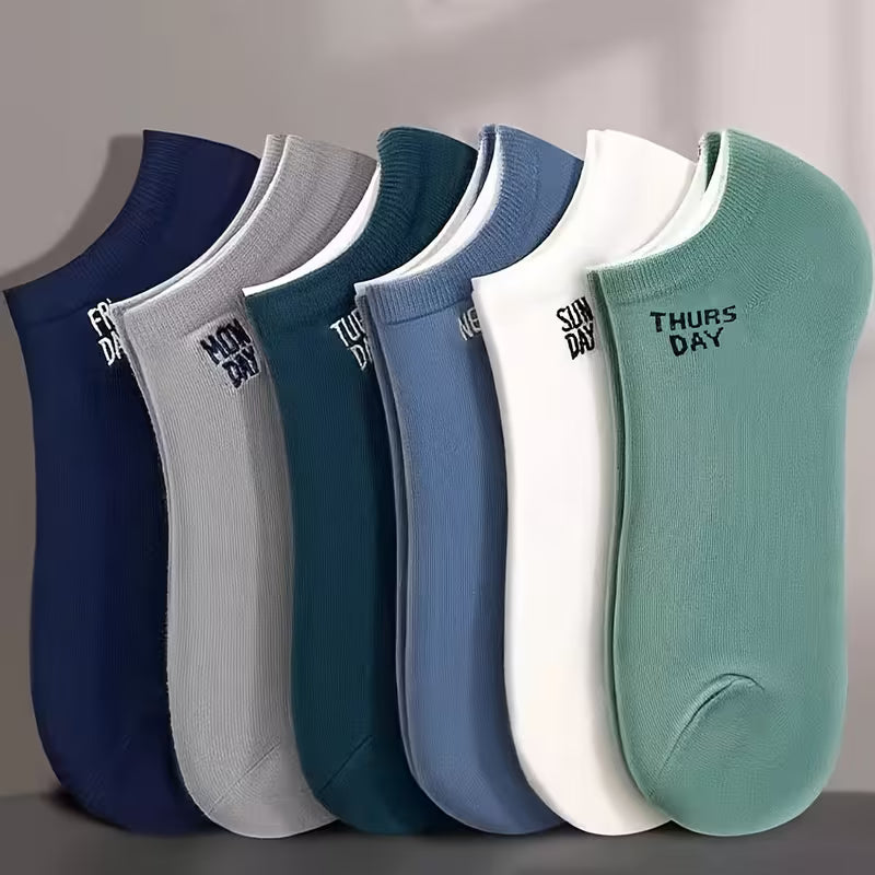 7-Day Ankle Sock Set – Stylish Comfort for Every Day